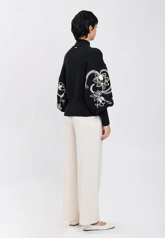 Maglia con Applicazioni