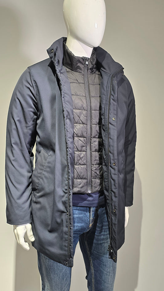 Giaccone con paramontura staccabile