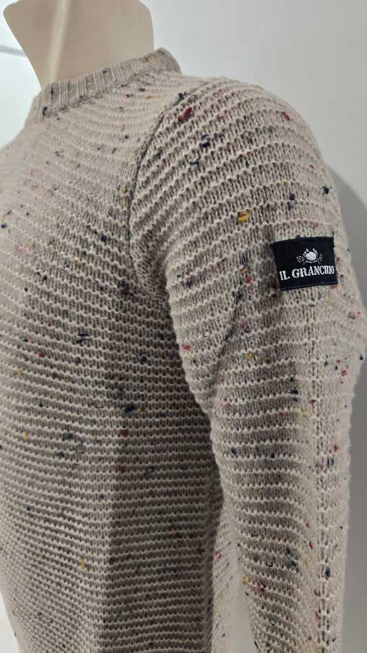 Girocollo in filato mélange