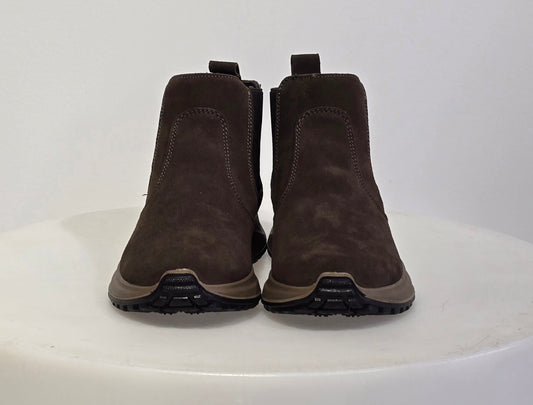 stivaletto scamosciato marrone