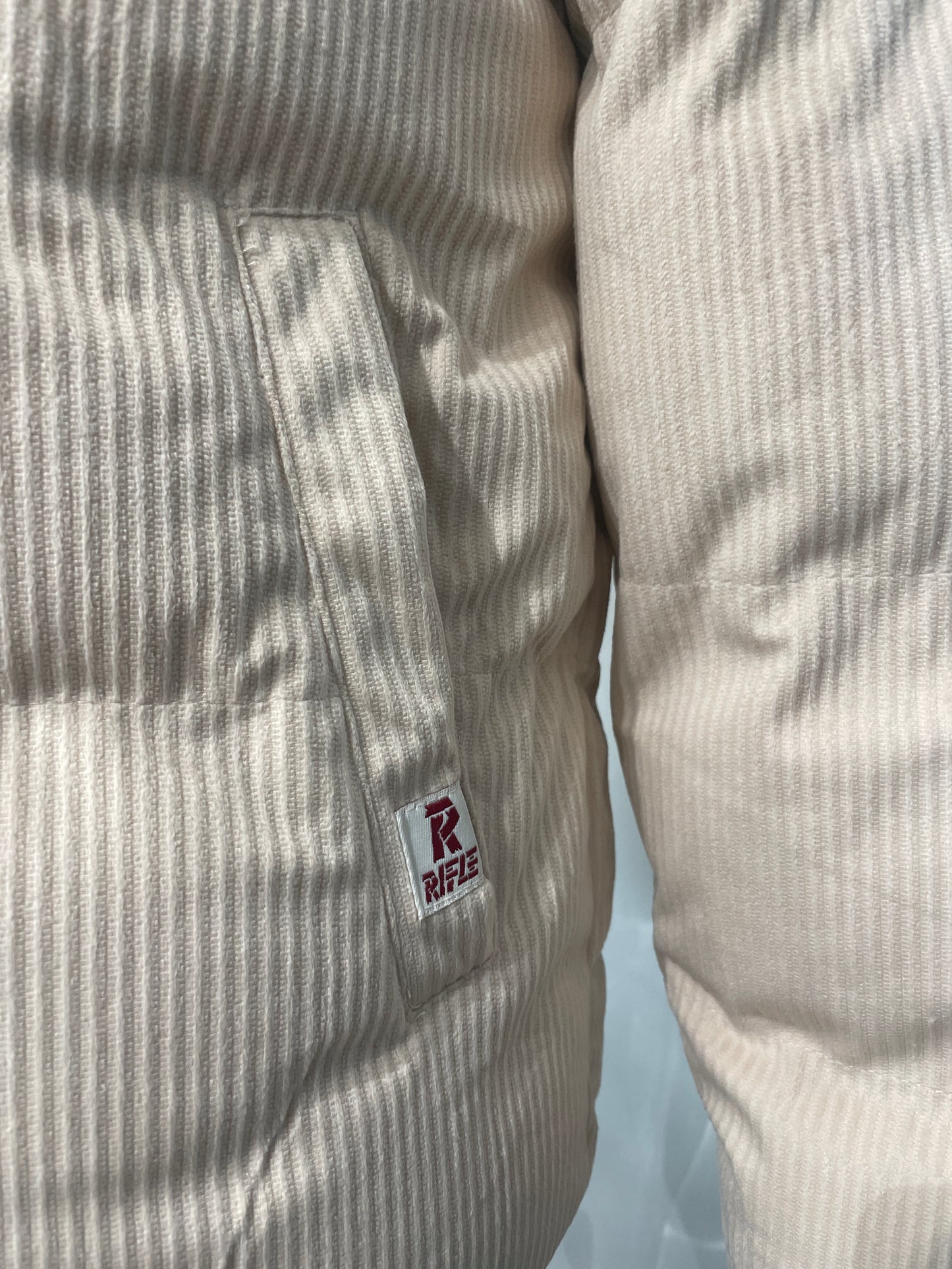 Velluto a coste beige