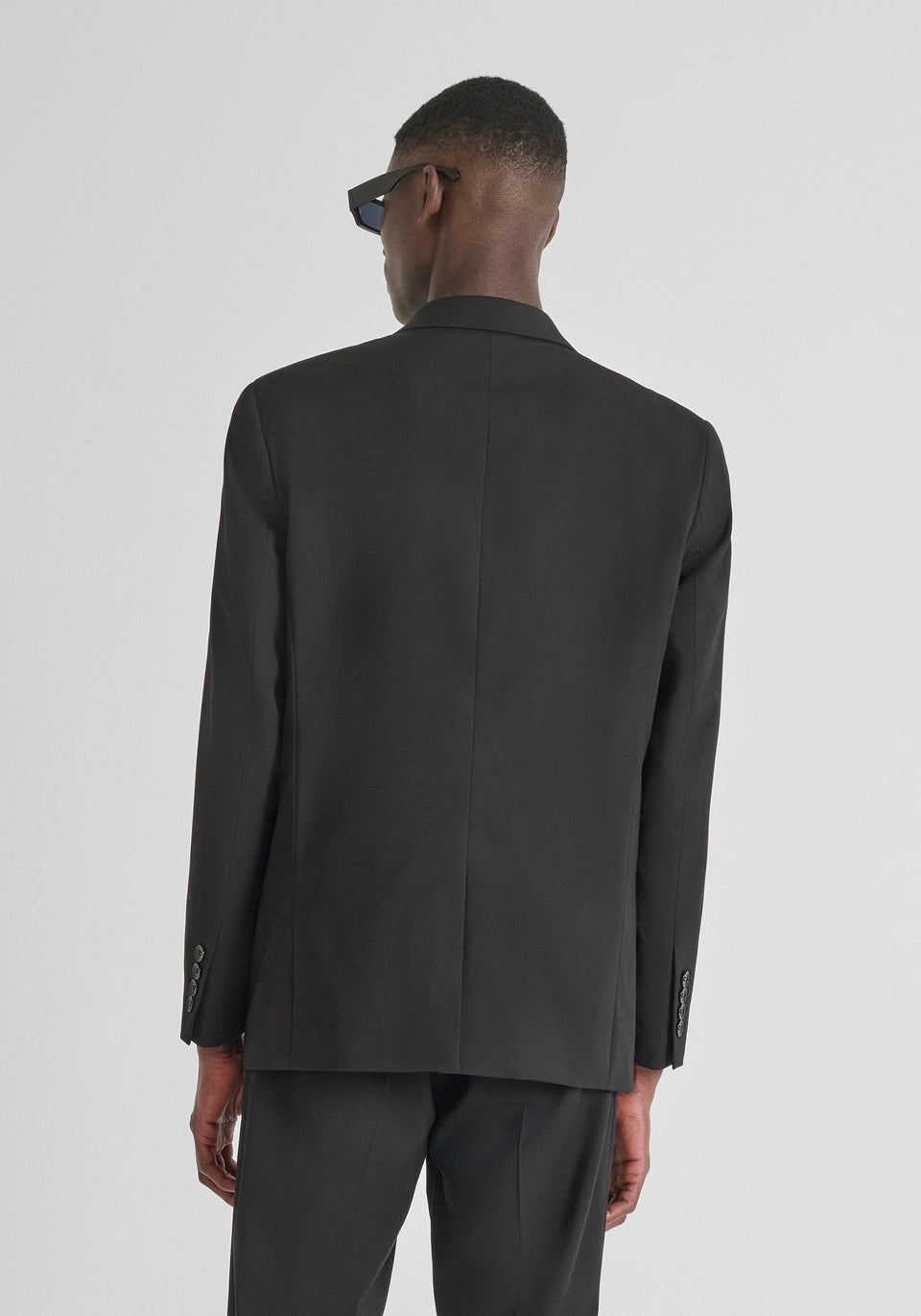 GIACCA DOPPIOPETTO REGULAR FIT "ALAN" IN VISCOSA ELASTICA