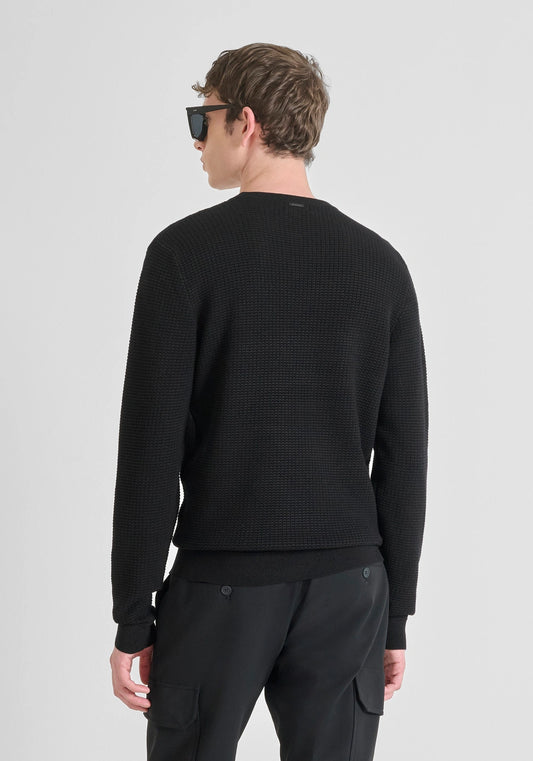 MAGLIA REGULAR FIT IN MISTO VISCOSA