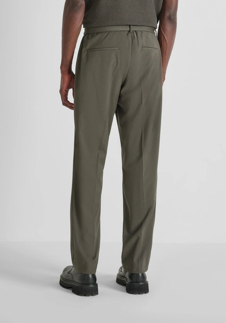 PANTALONI RELAXED FIT "ALAN" IN MISTO VISCOSA ELASTICA