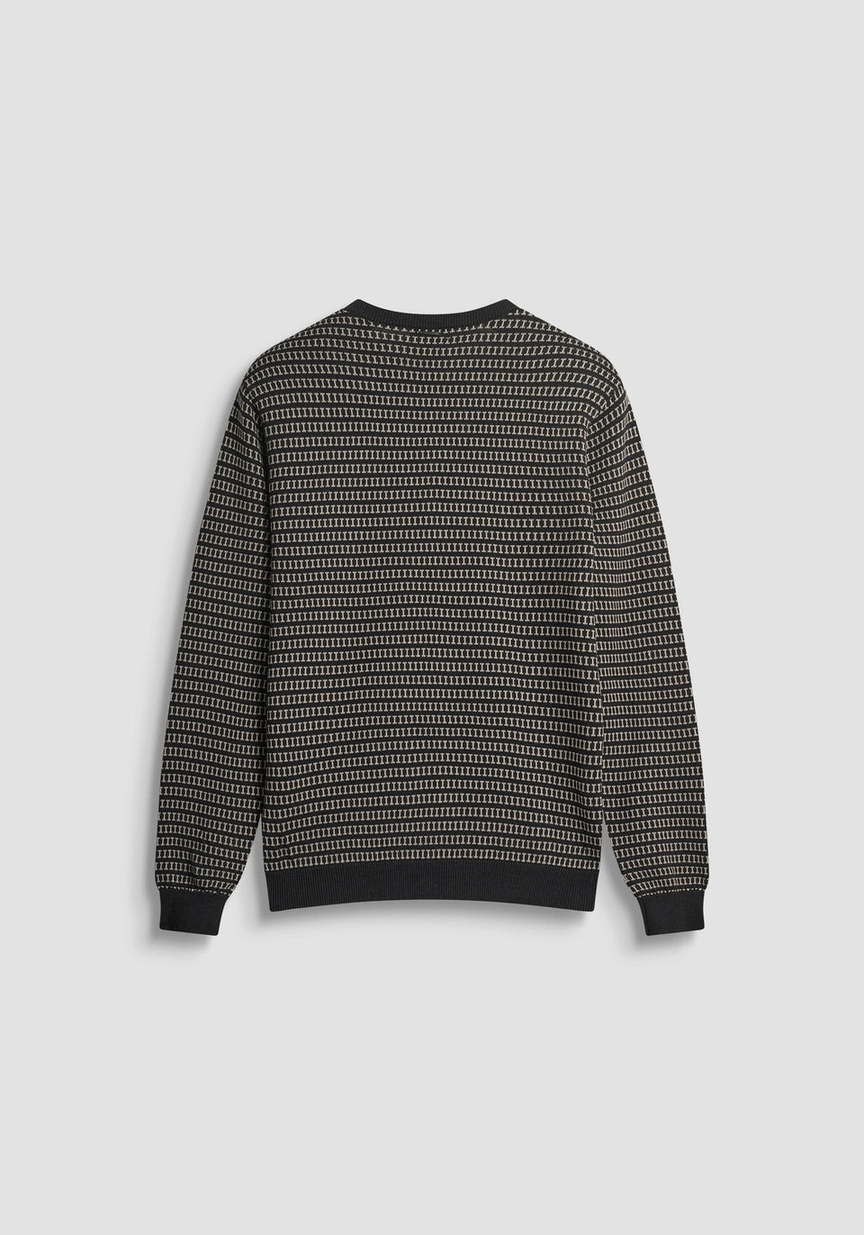 MAGLIA REGULAR FIT IN COTONE CON MOTIVO GEOMETRICO