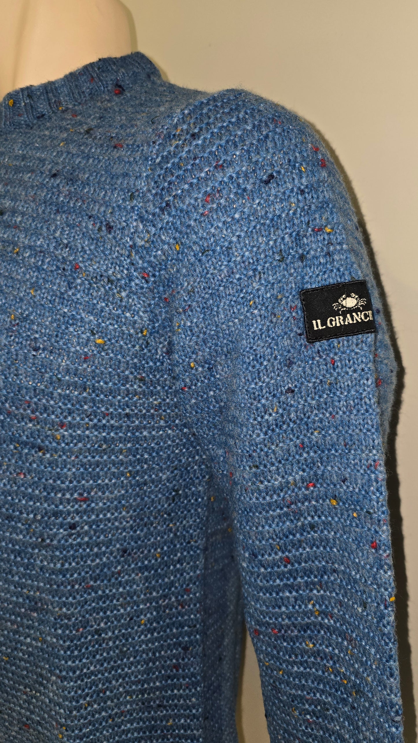 Girocollo in filato mélange