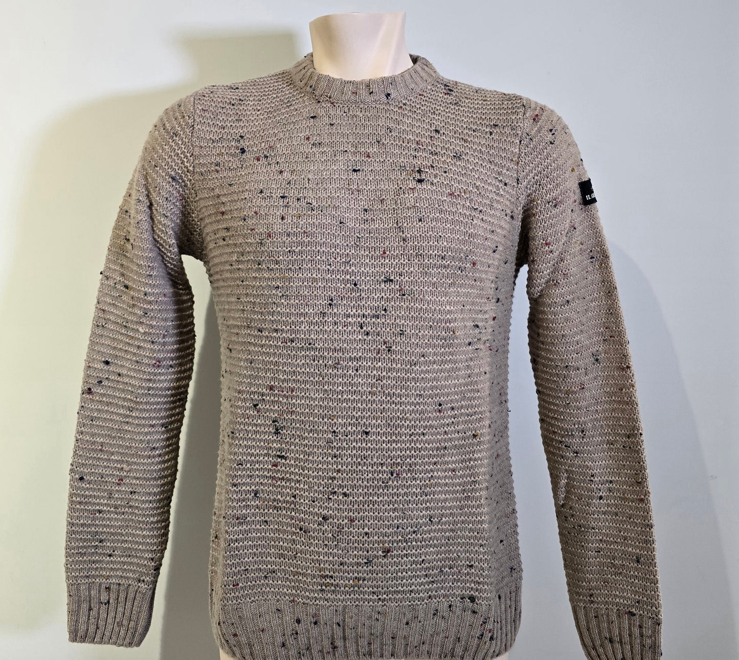 Girocollo in filato mélange