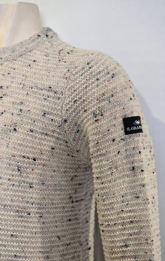 Girocollo in filato mélange