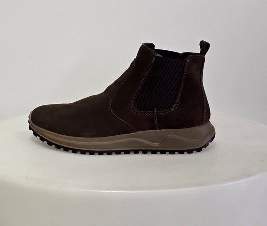 stivaletto scamosciato marrone