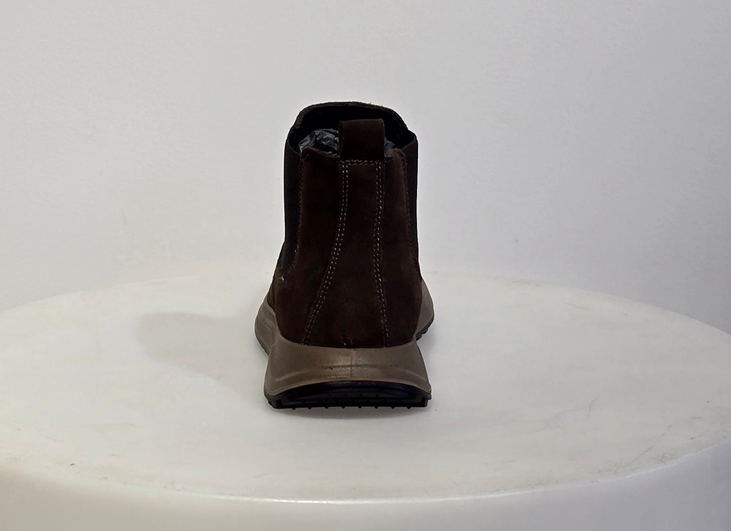 stivaletto scamosciato marrone