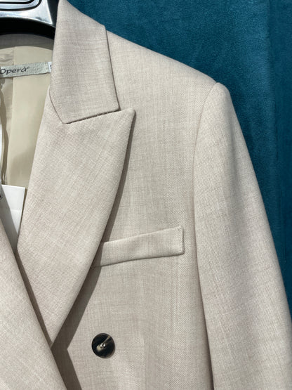 Completo Pantalone e Blazer Donna Beige