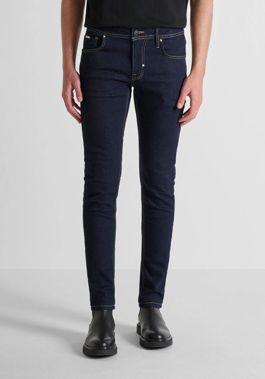 JEANS "OZZY" TAPERED FIT IN DENIM BLU