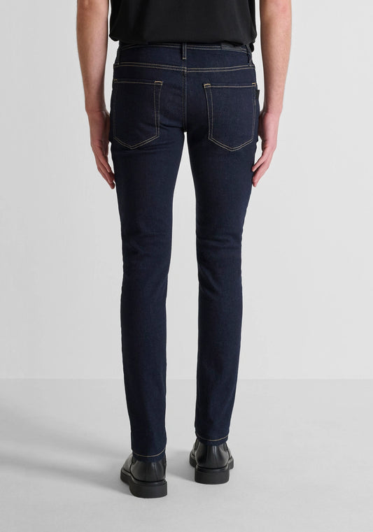 JEANS "OZZY" TAPERED FIT IN DENIM BLU