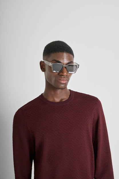 MAGLIA GIROCOLLO SLIM FIT IN MISTO VISCOSA CON MOTIVO JAQUARD