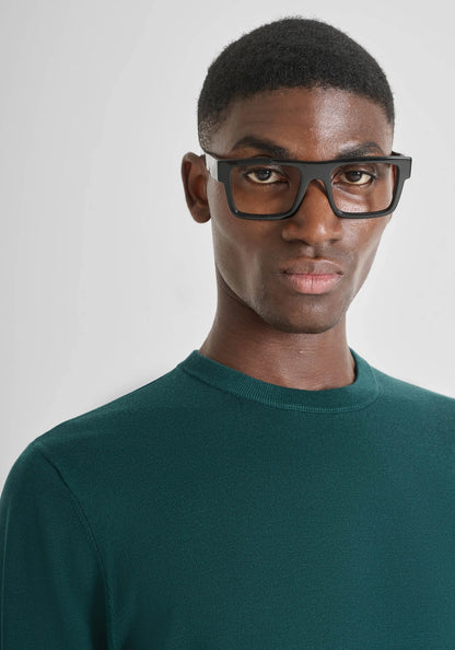 MAGLIA REGULAR FIT IN MISTO LANA