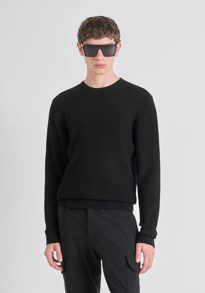 MAGLIA REGULAR FIT IN MISTO VISCOSA