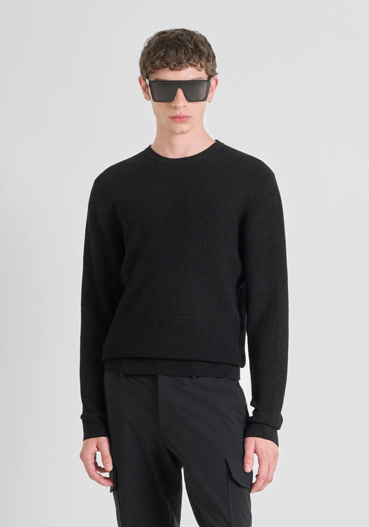 MAGLIA REGULAR FIT IN MISTO VISCOSA