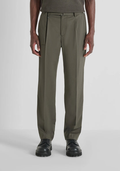 PANTALONI RELAXED FIT "ALAN" IN MISTO VISCOSA ELASTICA
