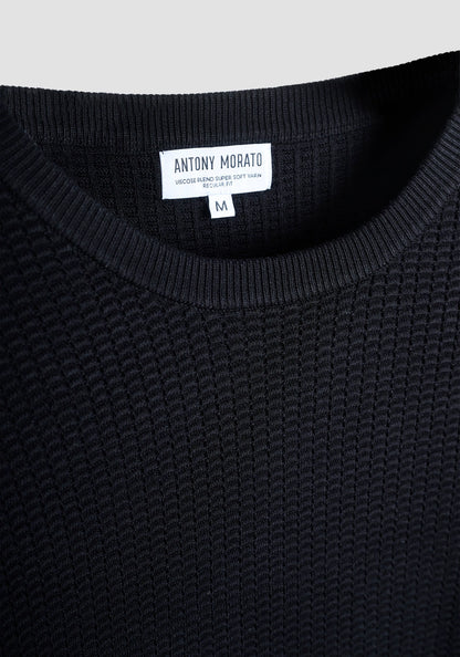 MAGLIA REGULAR FIT IN MISTO VISCOSA