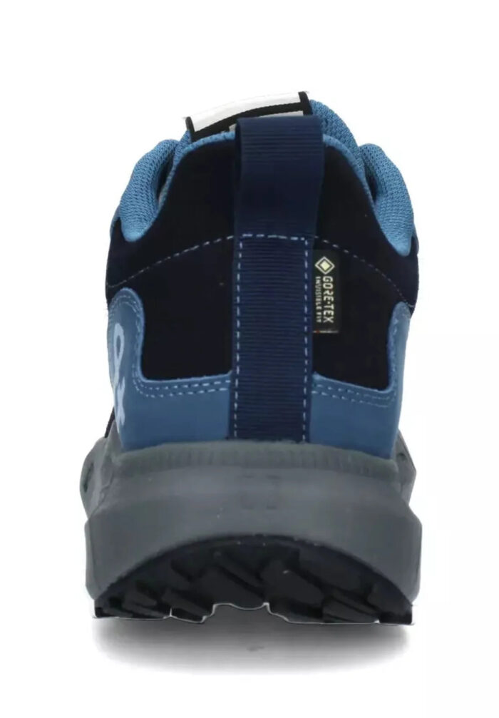 Sneakers basse - blu scamosciata - immagine 4